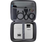 Hard EVA Storage Case Empty Easy Carry Compatible with TopVision 2400Lux Mini Projector Portable Case for Mini Projectors and Accessories, Black, Modern