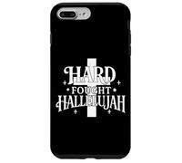 Hard Fought Hallelujah Chrétiens Églises Louange Coque pour iPhone 7 Plus/8 Plus