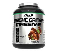 Addict sport nutrition - Weight gainer massive - Prise de masse musculaire avec protéine concentrée - Ultra calorique 1200 kcal par dose -51g de protéine et 21g de BCAA -2,5 kg -Goût chocolat-noisette