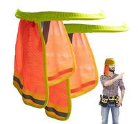 Hard Hat - 2 Protections de sécurité Hard Hat Neck Shade | Full Brim Neck Cover Construction Hard Hat Neck Cover Hard Hat Neck Cover with Reflective Stripe for Construction