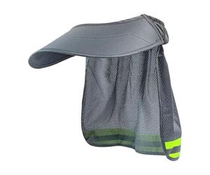 Hard Hat Shade - Breathable Neck Sun Guard Mesh Design, Reflective Visibility Helmet Add on, Comfortable Cooling Protection Layer for Worksite Construction Warehouse Outdoor Labor Sun Defense Use