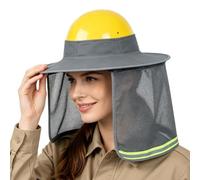 Hard Hat Sun Shade Reflective Strips High Damaged Rays Whil Visibility Mesh