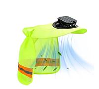 Hard Hat Sun Visor | Helmet Cap with Solar Fan and Visor | Wide Brim Sun Shade Hat | for Outdoor Construction Fishing Gardening Climbing Industry Backyard Hiking Camping