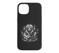 Hard Heavy Rock Afghane Chien Rockstar Guitare Dark Rock Musique Coque pour iPhone 13
