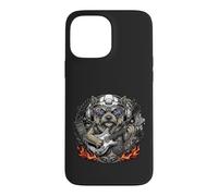 Hard Heavy Rock Cairnterrier Chien Rockstar Guitare Musique Rock Coque pour iPhone 13 Pro Max