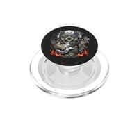 Hard Heavy Rock Cairnterrier Chien Rockstar Guitare Musique Rock PopSockets PopGrip pour MagSafe