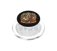 Hard Heavy Rock Retriever Chien Rockstar Guitare Musique Rock PopSockets PopGrip pour MagSafe