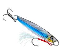 Hard Metal Jigging Spoon Baits with Treble Hook Saltwater Fishing Lures 13g/30g/60g Sea Fishing Lures Swimbait High Strength