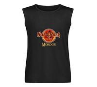 Hard Mordor Cafe Rock Sleeveless T-Shirt Black Mens Vests Top 3XL