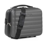 Hard Shell Beauty Case ABS Résistant Et Léger Matériau Jeune Et Grand Zip Fermeture 71235 Anthracite