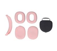 Hard Shell Headphone Case with Silicone Ear Cups Cover, Protective Travel Carrying Bag for Headphones, EVA Headset Storage Case with Auto Wake Sleep Function, Includes Headband Cov (Rose Clair)