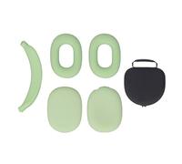 Hard Shell Headphone Case with Silicone Ear Cups Cover, Protective Travel Carrying Bag for Headphones, EVA Headset Storage Case with Auto Wake Sleep Function, Includes Headband Cov (Verte)