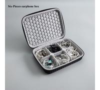Hard Shell Storage Box Bag Case Cover pour Sony M7 M9 IER-Z1R Sennheiser IE900 iBasso AM05 IT01S IT07 IT00 In-ear HiFi Earphone - Type 6 pieces box