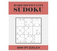 Hard Sudoku Collection for Adults: 600 Challenging Sudoku Puzzles with Solutions | Large Print 8.5 x 11