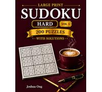 Hard Sudoku: Large Print Vol 3: An Extreme Logic Challenge for Smart Adults | Giant Print Number Grid Puzzles for Stress Relief and Daily Mental Fitness. Gifts for Puzzle Lovers