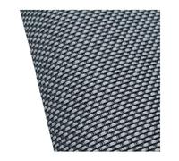 Hard & Thick Vintage Speaker Grill Cloth - 1.4m x 0.5m Rigid Mesh for Classic Audio, Sound Transparent Filter Fabric for Guitar Amps & Hi-FI(Dark Gray)