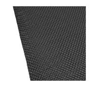 Hard & Thick Vintage Speaker Grill Cloth - 1.4m x 0.5m Rigid Mesh for Classic Audio, Sound Transparent Filter Fabric for Guitar Amps & Hi-FI(Black)
