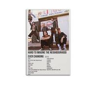 Hard To Imagine The Neighbourhood Ever Changing The Neighbourhood Album de figurines de musique Album Poster Décoration d'intérieur Décoration de bureau Salon Chambre d'adolescent Peinture sur toile