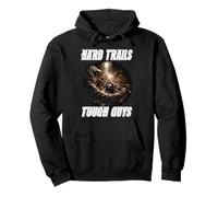 Hard Trails Tough Guys Enduro Riders Moto Motorsports Sweat à Capuche
