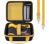 Hard Travel Case Replacement for Kodak Mini Shot 3 Era/Mini 3 Era/Mini Shot 3 Era/Mini Shot 3 Instant Camera and Photo Printer Case Only (Black,Yellow Zipper)