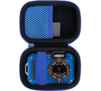 Hard Travel Housse Compatible avec l'appareil Photo Numérique PIXPRO WPZ2,Housse de Protection pour Appareil Photo Etanche(Bleu,Housse Uniquement)(Q547)