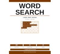 Hard Word Search for Seniors - Large Print: 150 Challenging Puzzles for a Sharp Mind | 20 Themes | Complete Answer Key