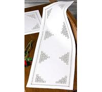 Hardanger Kit de broderie Chemin de table