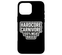 Hardcore Carnivore 100% régime à Base de Viande Coque pour iPhone 16 Pro Max