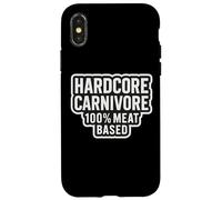 Hardcore Carnivore 100% régime à Base de Viande Coque pour iPhone X/XS