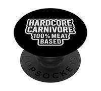 Hardcore Carnivore 100% régime à Base de Viande PopSockets PopGrip Adhésif