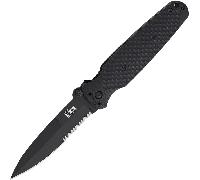 Hardcore Hardware HHA Série Covert Folder - Lame Spear Point PVD Covert 01 BLK