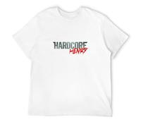 Hardcore Henry Video Game Action Shooter Movie Parodie Print Unisex T-Shirts Men Tee Cotton Tops White Shirt M