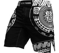 Hardcore Training Fight Shorts, Noir/Blanc, L Hommes