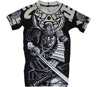 Hardcore Training Kids Rash Guard Budo Unisex Chemise de Compression Enfant Couche de Base No Gi Fitness Entraînement BJJ Gym Workout Boxe