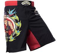 Hardcore Training Old Tattoo Shorts Homme Combat Shorts Arts Martiaux MMA BJJ Fitness Muay Thai Boxe Grappling No Gi