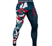 Hardcore Training Pantalon Compression Homme BJJ MMA No Gi Grappling Lutte | Pantalon de compression jiu jitsu, grappling, lutte, coupe ajustée, coutures plates et taille élastique à cordon