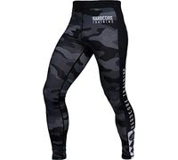 Hardcore Training Pantalon Compression Homme BJJ MMA No Gi Grappling Lutte | Pantalon de compression jiu jitsu, grappling, lutte, coupe ajustée, coutures plates et taille élastique à cordon