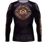 Hardcore Training Rash Guard Men's Glima Chemise de Compression Homme MMA BJJ Fitness Arts Martiaux No Gi Grappling Boxe Workout