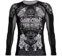 Hardcore Training Rash Guard Men's Muay Thai Chemise de Compression Homme MMA BJJ Fitness Arts Martiaux No Gi Grappling Boxe Workout