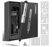 HARDELL Stylo de gravure électrique pour artistes et bricoleurs, gravure plus de 60 surfaces, micro machine de gravure sans fil pour bijoux, verre, bois, pierre, métal