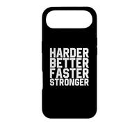 Harder Better Faster Stronger Motivation Inspiration Gym Coque pour iPhone Air