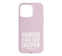 Harder Faster Deeper Life RCR, Humour de RCR Coque pour iPhone 15 Pro Max