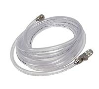 Harder & Steenbeck 123983 Hose 2.5m (4x6mm) quick coupling ND 2.7mm, adjustable - G1/8" female