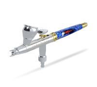 Harder & Steenbeck Giraldez Infinity CRplus MkII Aérographe 0,25 mm | Buse UberDetail en titane avec acupression et contrôle de l'obstruction, alimentation par gravité à double action