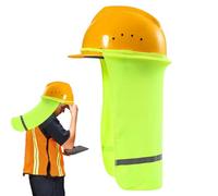 Hardhat Sun Shade Pare-soleil en maille respirante pour les ouvriers du bâtiment | Visière de sécurité réfléchissante, protection UV - Autorité auxiliaire, prévention de la surchauffe et ajustement