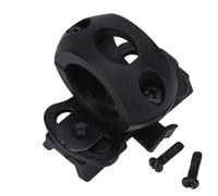 Hardhat Torch Mount - Support de lampe de poche Hardhat - 60 degrés - Rail de poulet réglable - Support de lampe de poche à libération rapide - Support de brûleur multifonction avec 2 vis