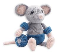 Hardicraft HC-40IC52 Set de crochetage souris Eddy Cotton Gris Taille unique