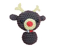Hardicraft Kit de crochet à faire soi-même avec instructions et matériel pour mini renne, env. 9 cm