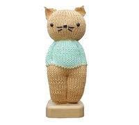 Hardicraft Kit de tricot à faire soi-même avec instructions et matériel pour débutants pour chat nora, env. 18 cm