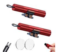 Hardpointing Safe Hammer Glass Breaker Under Water-Safehammer-2025 Upgraded Car Hammer Seatbelt Cutter Window Breaker Emergency Escape Tool,Glass Breakers for Cars,Compact&Portable (Red,2PCS)